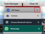 Applications running in Background